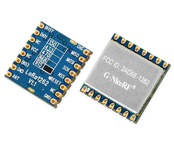 LoRa1262 é um módulo LoRa sx1262 com consumo de energia ultrabaixo lançado pela NiceRF