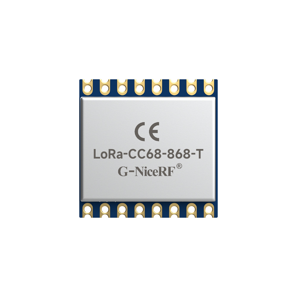 LoRa-CC68-868-T: Módulo transceptor sem fio LLCC68 LoRa com certificação CE-RED com TCXO, proteção ESD