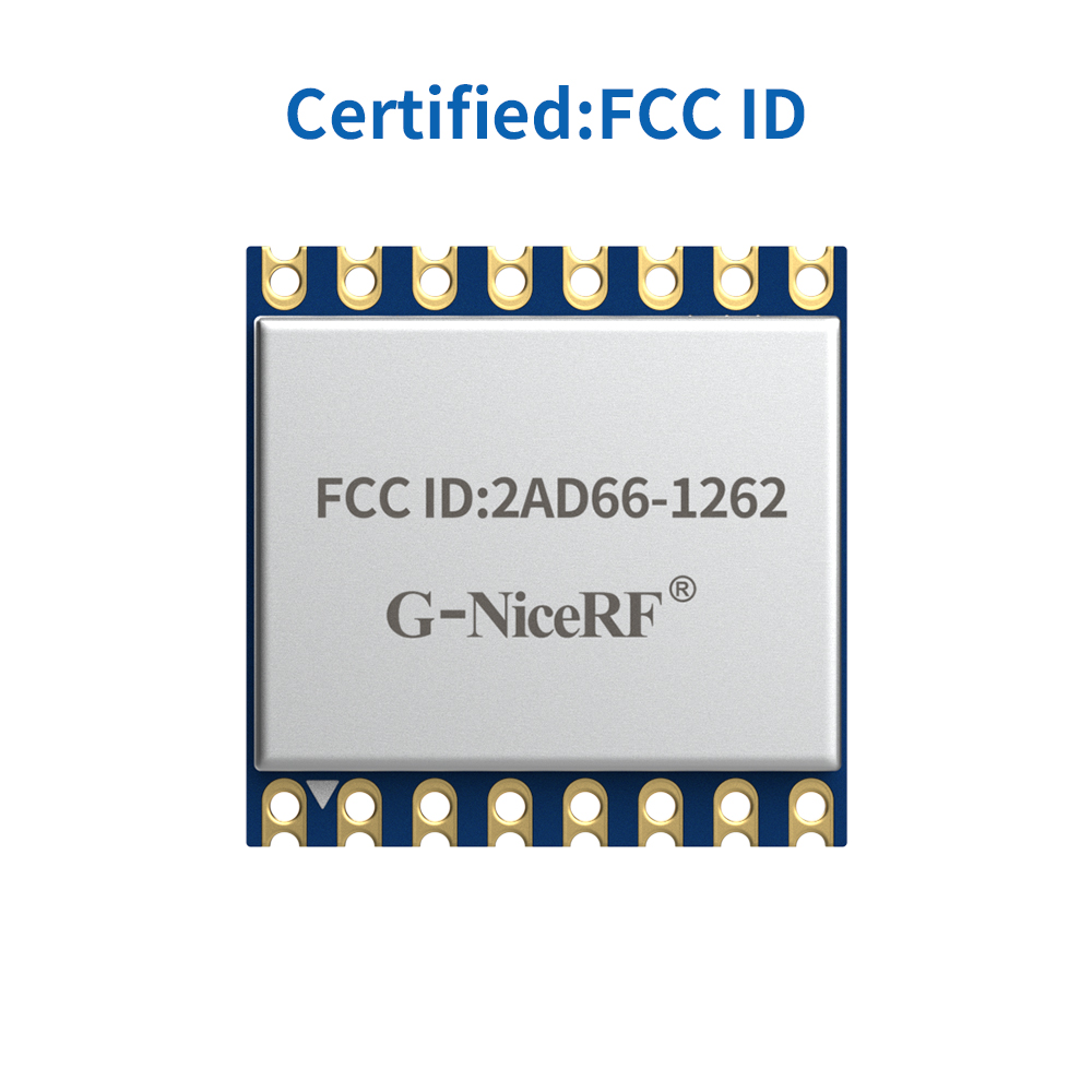 LoRa1262-915: Módulo LoRa SX1262 915 MHz certificado pela FCC ID com proteção ESD