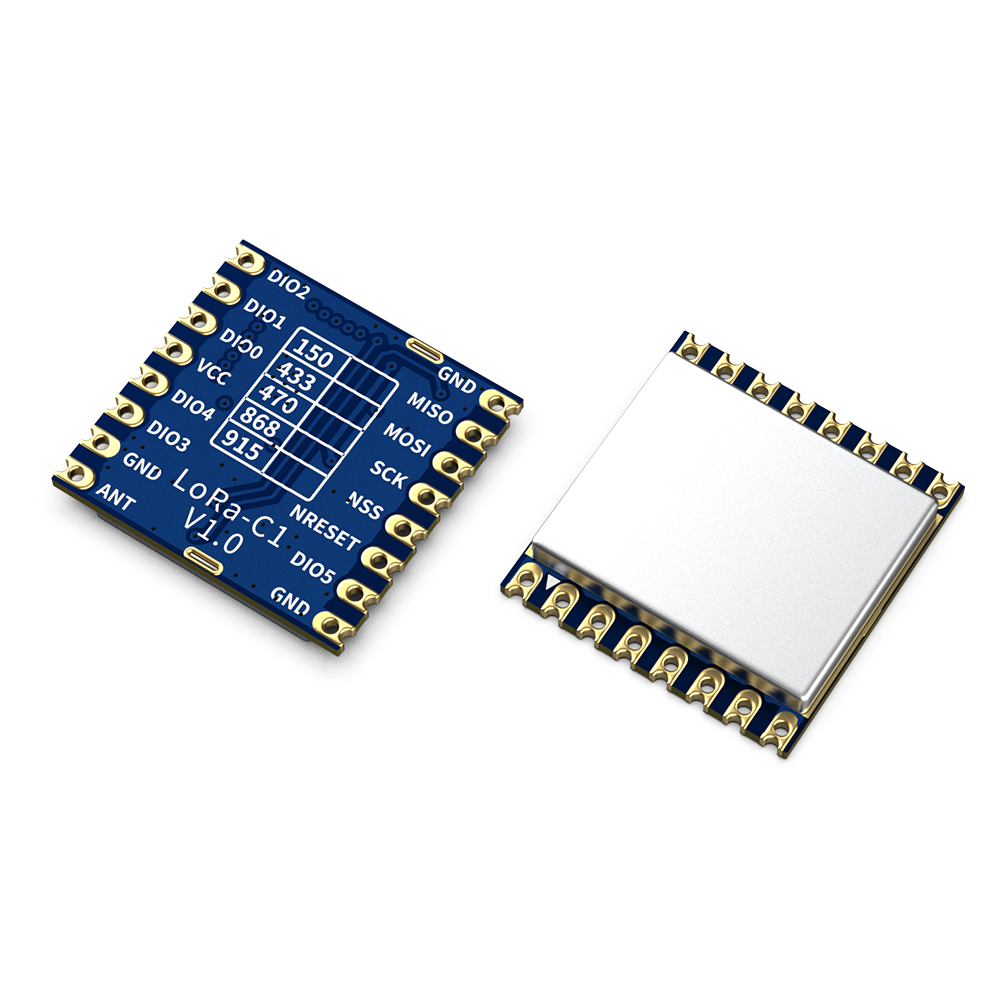 LoRa1278-C1: Módulo SX1278 LoRa de 433/490 MHz com módulo frontal SPI e proteção ESD