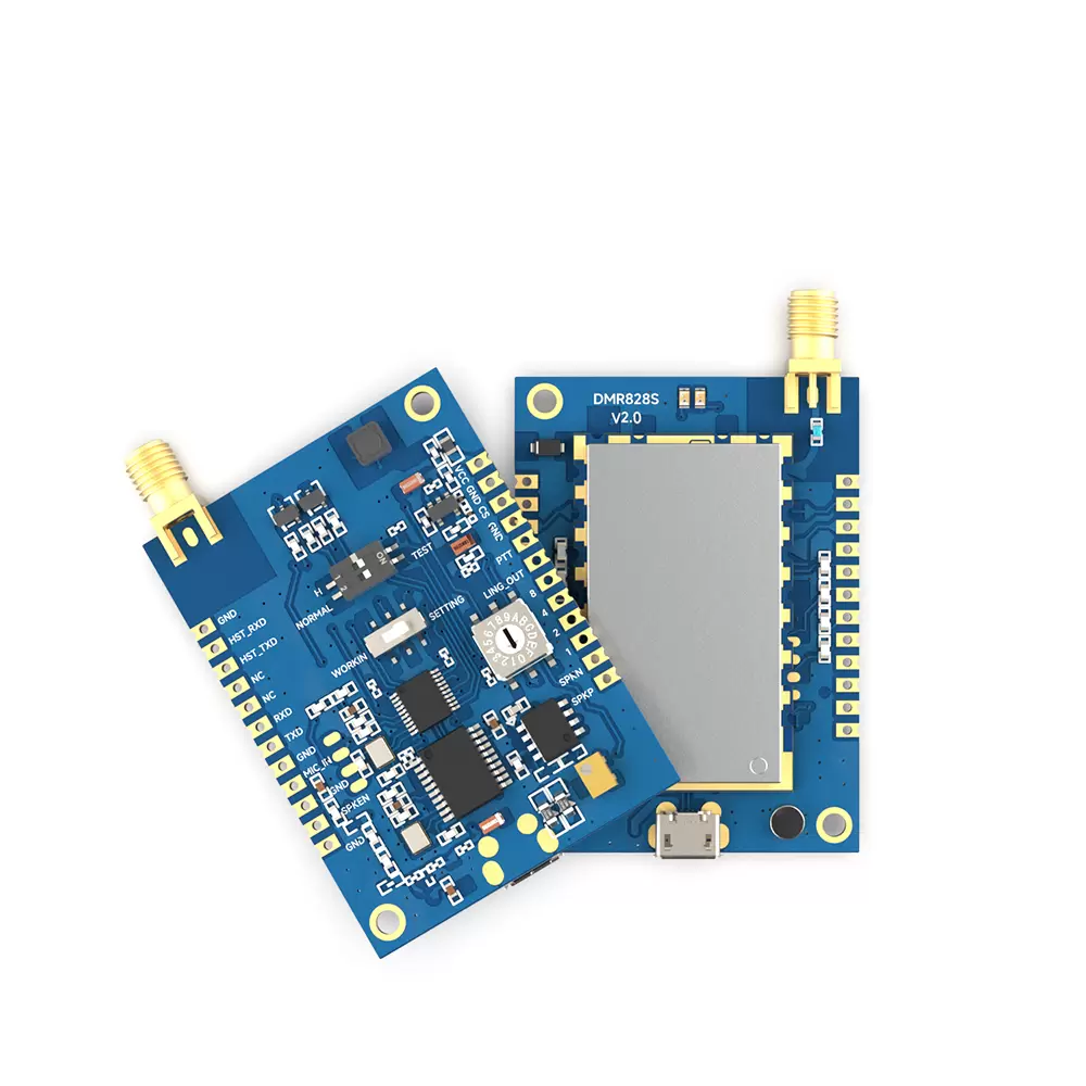 DMR828S: Módulo Walkie Talkie DMR Nível II de 2 W com AMBE++