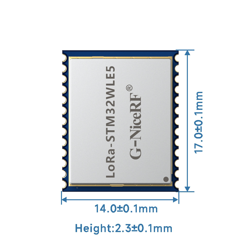 LoRa-STM32WLE5: Módulo sem fio SOC com núcleo ARM Cortex-M4 integrado de tamanho ultrapequeno