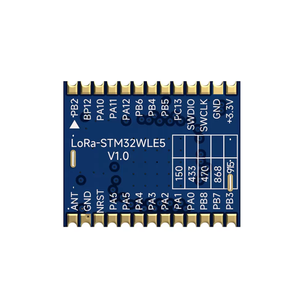 LoRa-STM32WLE5: Módulo sem fio SOC com núcleo ARM Cortex-M4 integrado de tamanho ultrapequeno