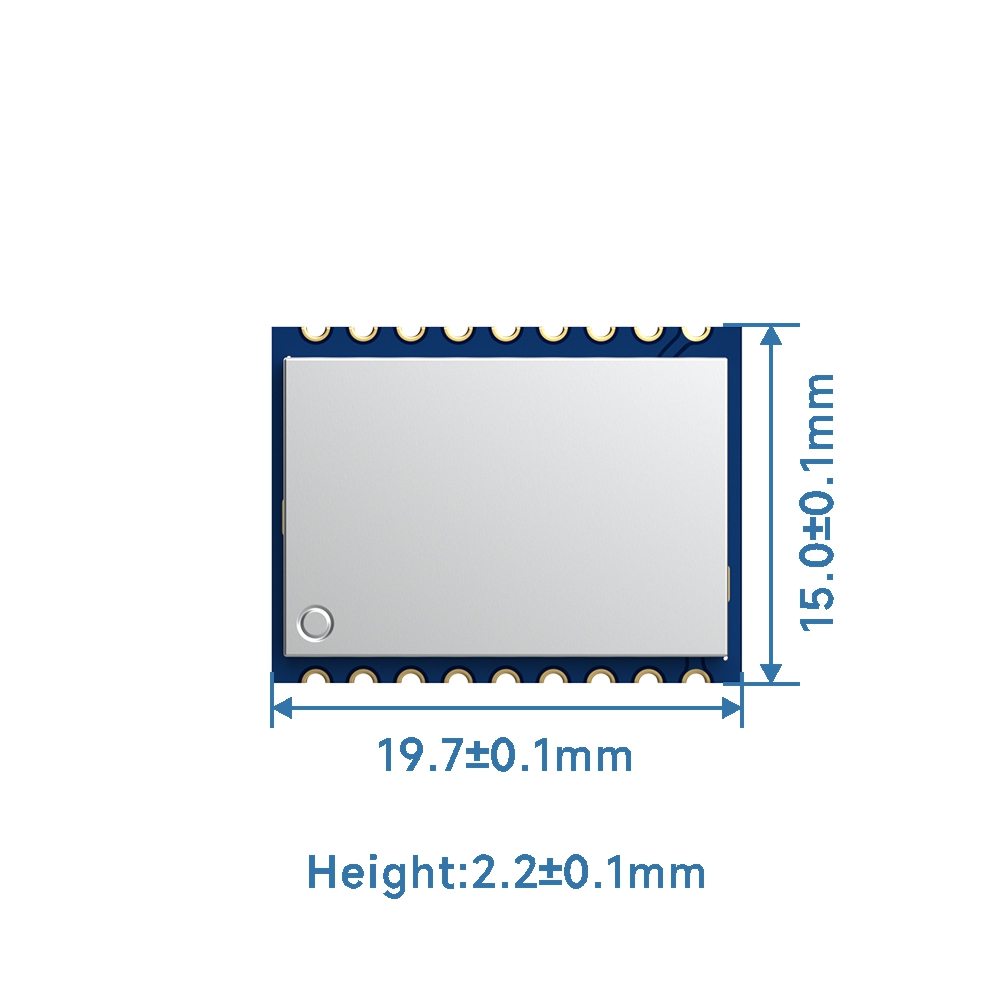 LoRa1121: módulo de comunicação de banda dupla sub-GHz e 2,4 GHz