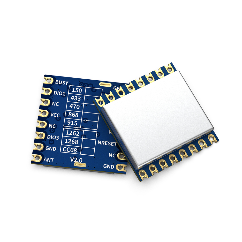 LoRa1268: Módulo sem fio SX1268 160mW com proteção ESD