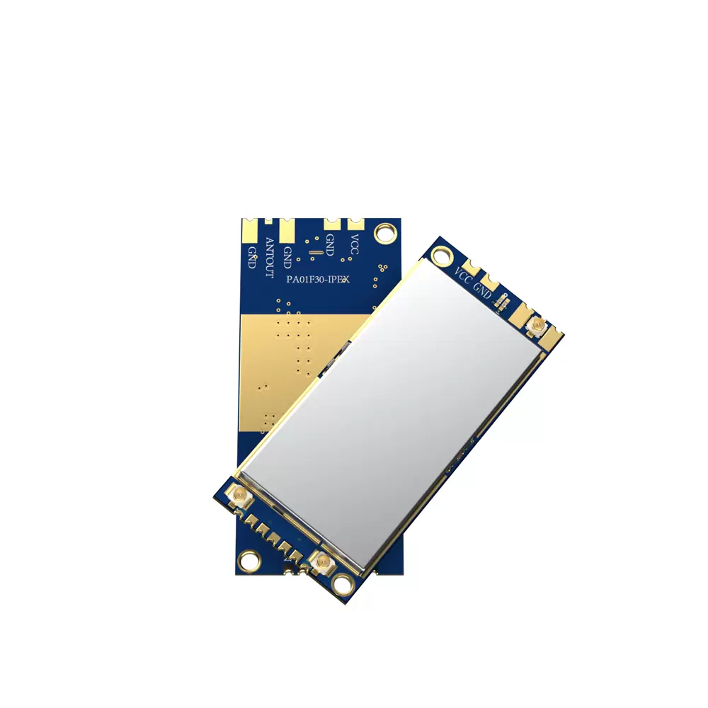 PA01F39: Módulo amplificador de potência FEM de baixo ruído com saída de 8 W