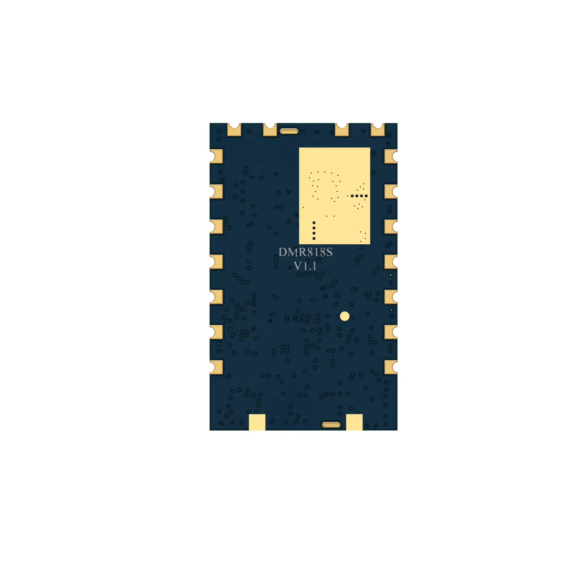 DMR818S-5W: Módulo Walkie Talkie DMR 0,5 PPM TCXO 5 W