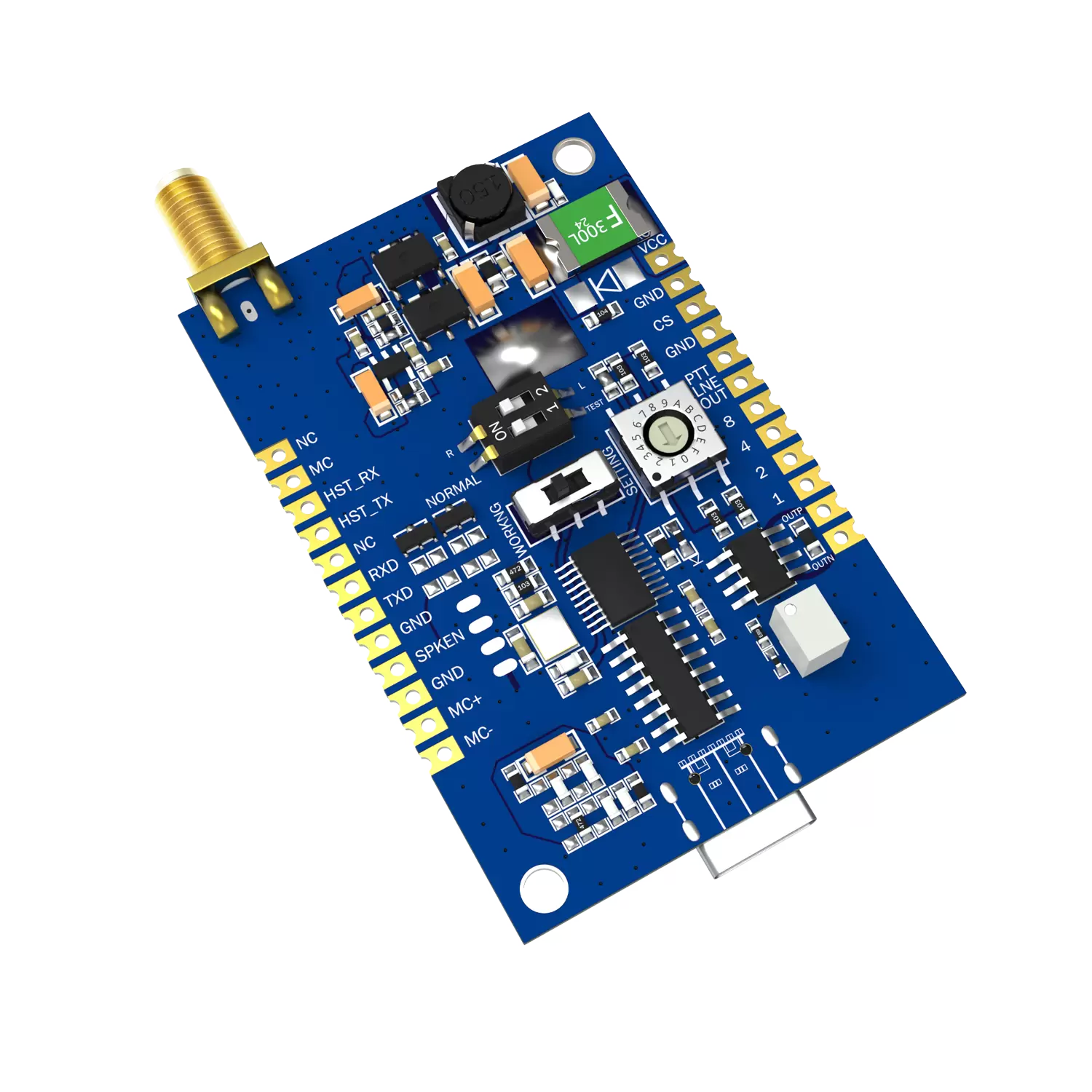 DMR858M: Walkie-Talkie DMR com Slot de Tempo Duplo Analógico-Digital Integrado de 5 W