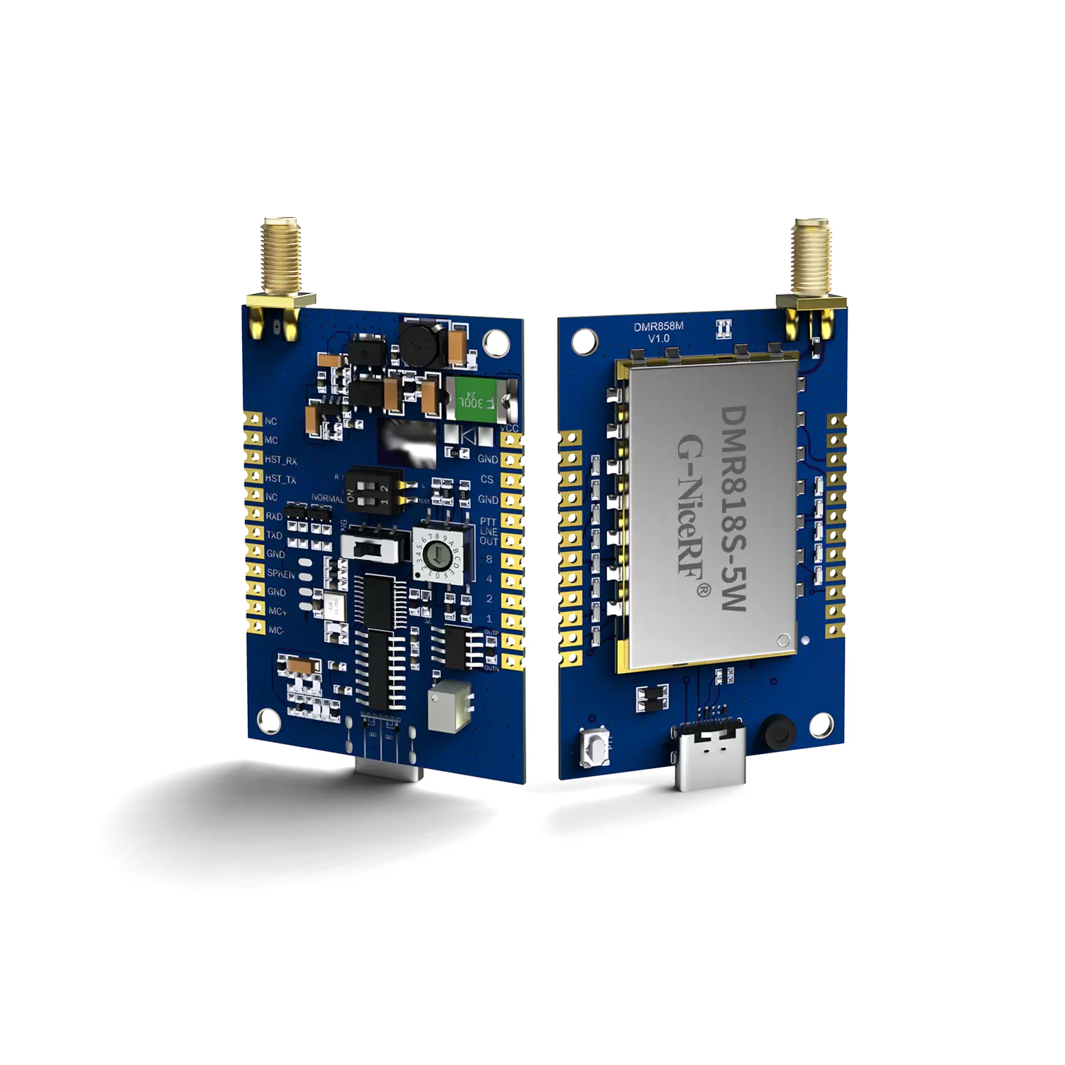 DMR858M: Walkie-Talkie DMR com Slot de Tempo Duplo Analógico-Digital Integrado de 5 W