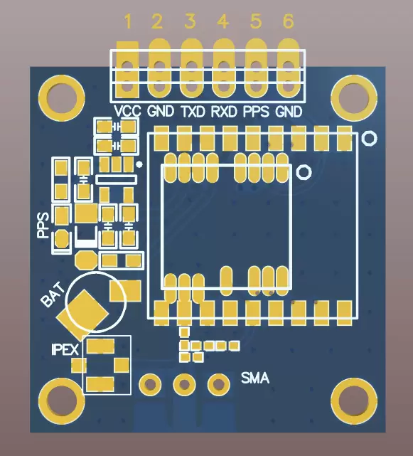 Definição do pino do módulo GPS GPS03