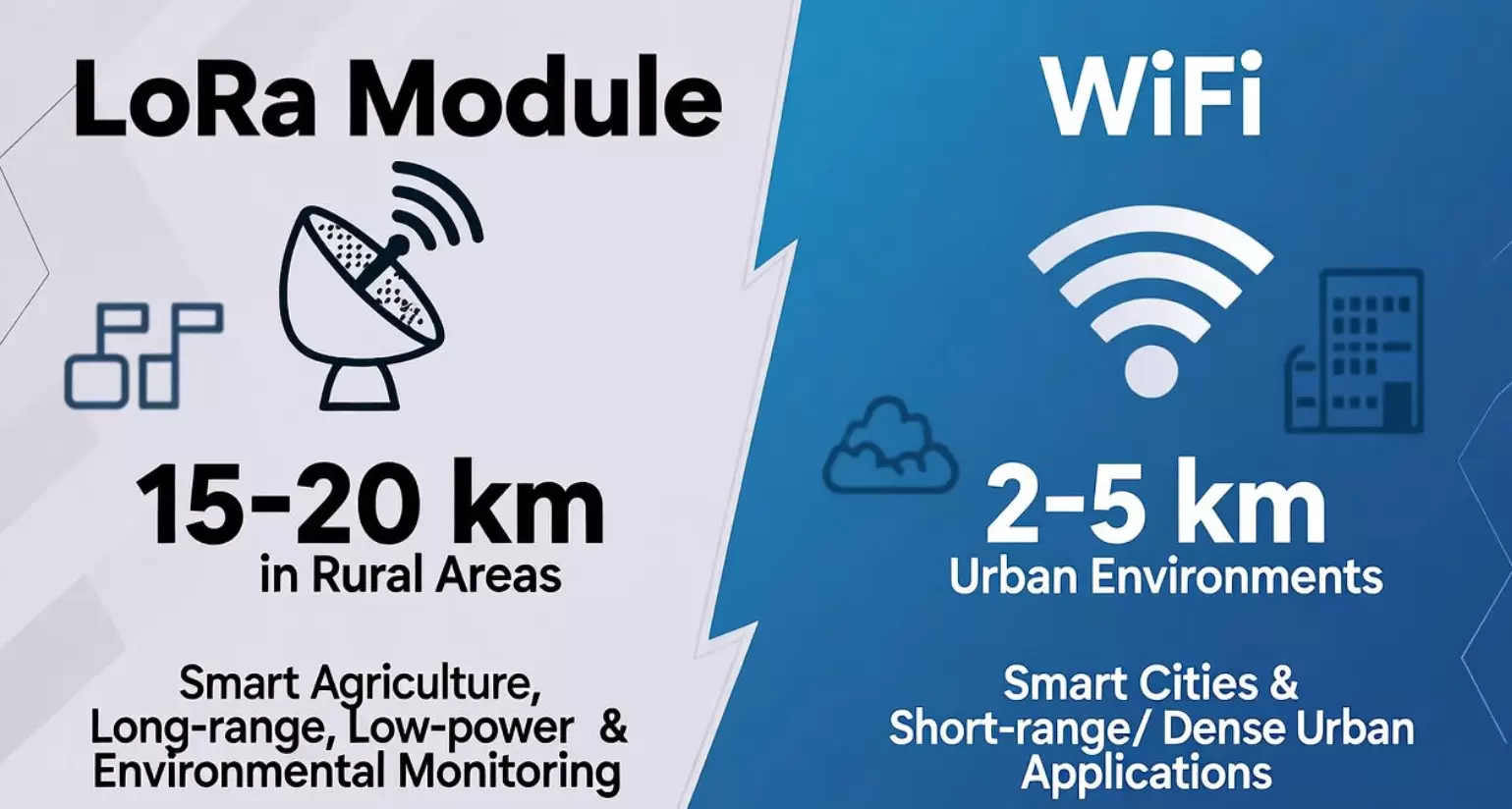 Módulo LoRa ou Wi-Fi: qual é o melhor?