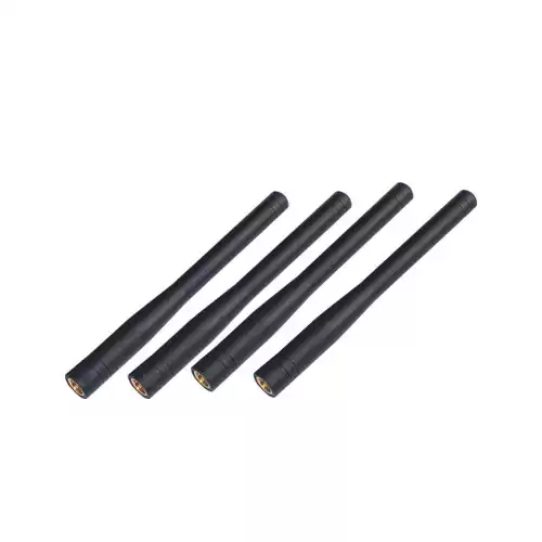 SW450-ZT100DN: Antena de haste reta niquelada UHF de 450 MHz