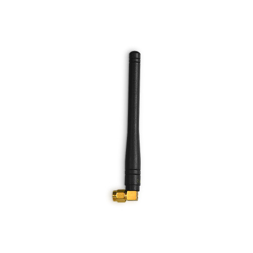 SW2400-WT100: Antena de haste de cotovelo banhada de alto ganho de 2,4 GHz