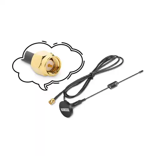 SW315-XP1M: Antena pequena de suc&ccedil;&atilde;o de alto ganho de 315 MHz