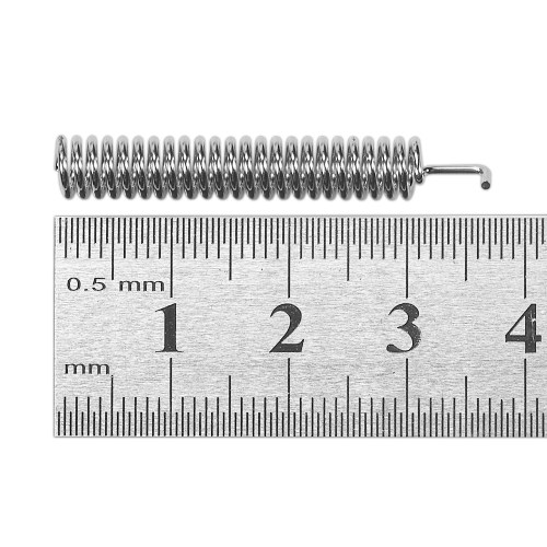 SW433-TH32DN: Antena de mola folheada a níquel de 433 MHz