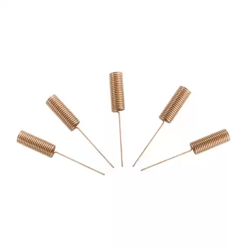 SW490-TH14: Antena de mola de cobre UHF de 490 MHz