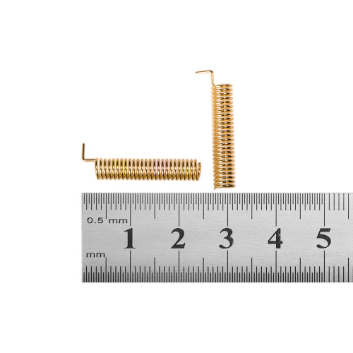 SW433-TH22: Antena de mola helicoidal banhada a ouro de 433 MHz