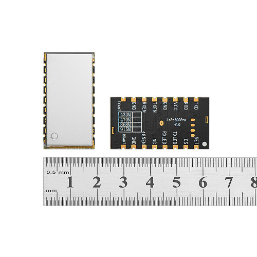 LoRa600Pro: Módulo LoRa RF de 100mW com antena e proteção ESD