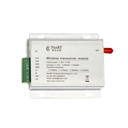 SV6500: modulador RF de 433/470 MHz 5W com proteção ESD