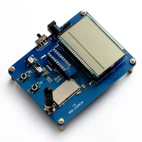 RF2401F27: Placa de demonstra&ccedil;&atilde;o para m&oacute;dulo transmissor e receptor de 2,4 GHz