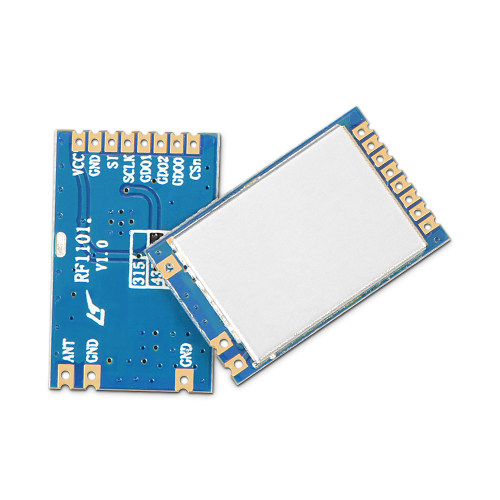 RF1101: Módulo transceptor RF de 20mW usando Ti CC1101