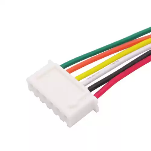 2,54 6PIN 20cm Fio Terminal N&uacute;cleo Interno 0,16 Cobre