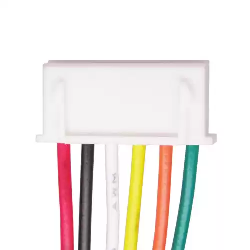 2,54 6PIN 20cm Fio Terminal N&uacute;cleo Interno 0,16 Cobre