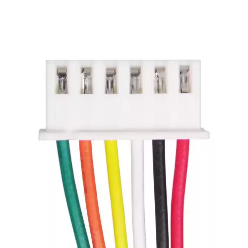 2,54 6PIN 20cm Fio Terminal N&uacute;cleo Interno 0,16 Cobre