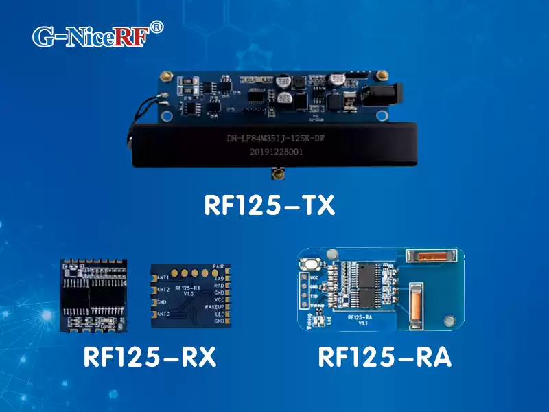 Módulo transmissor e receptor 125KHz RF125