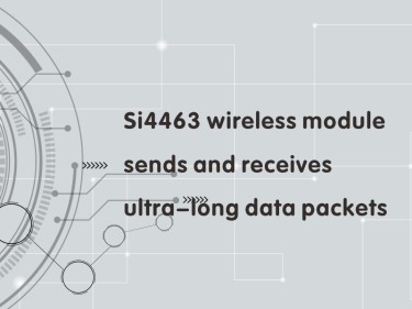 Como usar o módulo Si4463 Wireless para enviar e receber pacotes extra longos