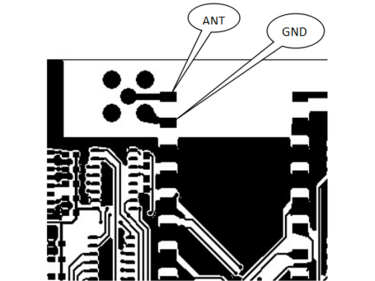 Nota para LAYOUT do módulo sem fio incorporado RF