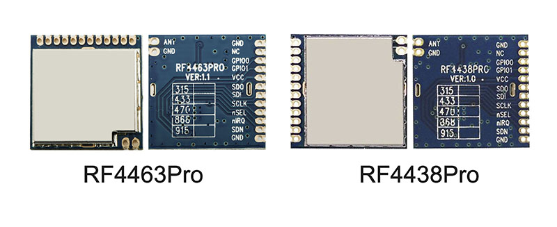 módulo sem fio si4438 e módulo sem fio si4463