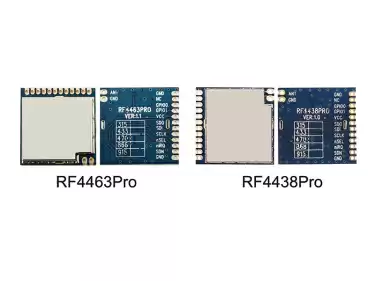Qual é melhor, módulo sem fio si4438 e si4463