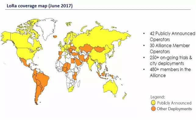 Análise: O status atual da implantação global da rede LoRa