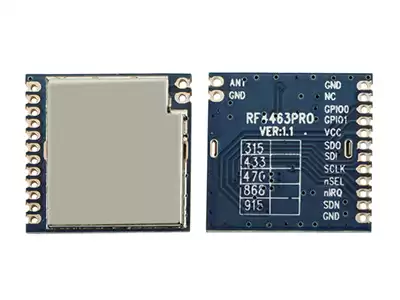 Módulo transceptor sem fio RF4463PRO usando chip Si4463
