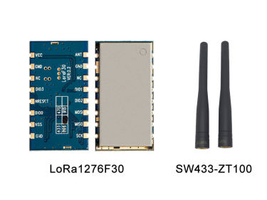 A distância de transmissão do módulo transceptor sem fio com e sem antena