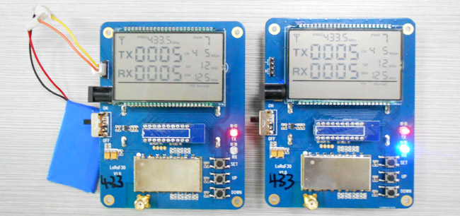 módulo transceptor sem fio LoRa1276F30 placa DEMO