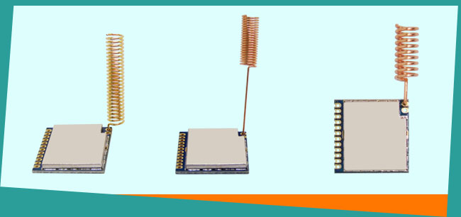 módulo transceptor sem fio com antena