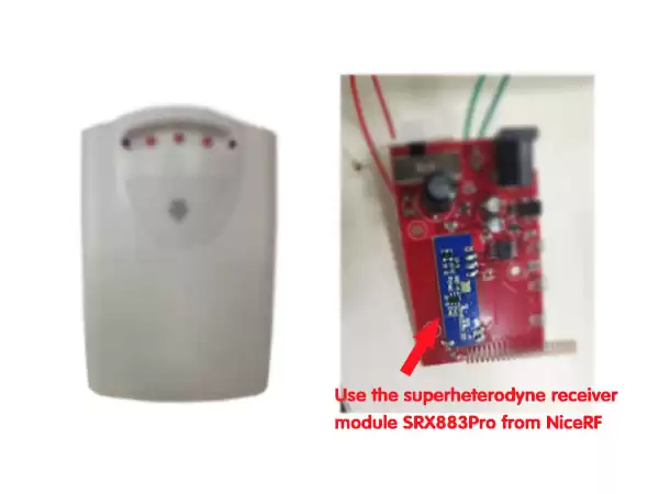 Receptor de campainha sem fio