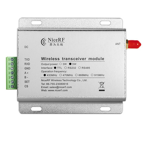 SV6500Pro: Modem RF de 5 W com chip Si4463, proteção ESD de alta taxa de dados RF