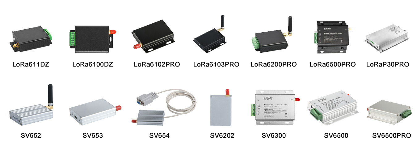 Modem RF de modulação LoRa ou GFSK