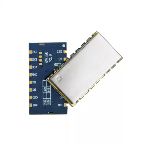 SV650: M&oacute;dulo transceptor RF UART industrial de alta pot&ecirc;ncia de 500 mW com prote&ccedil;&atilde;o ESD