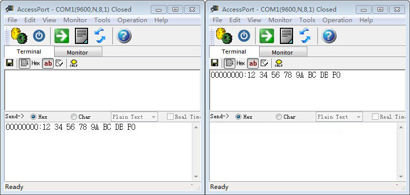 Modo de transmissão de dados sem fio do RF Modem SV6500