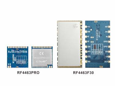 Diferença entre o módulo RF Si4463 RF4463Pro e RF4463F30