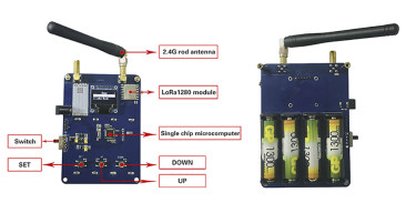 Tutorial de função da placa de demonstração do módulo SX1280 LoRa