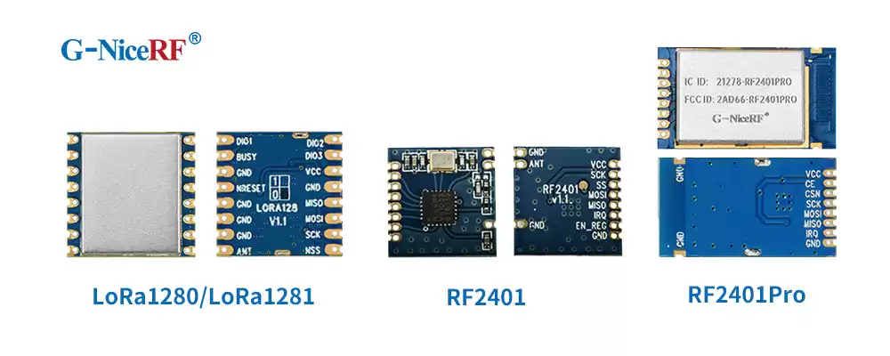 Módulo transmissor e receptor de 2,4 GHz