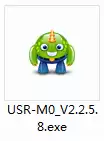 Abra o software USR-M0_V2.2.5.8.exe