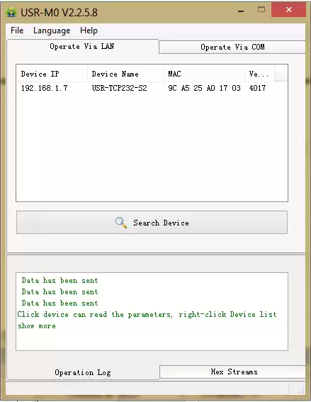Clique em Pesquisar dispositivo