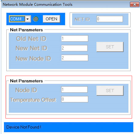 Sistema de monitoramento de sensor sem fio define calibração de dados em software para PC