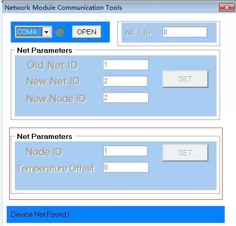 Sistema de monitoramento de sensor sem fio define calibração de dados em software para PC